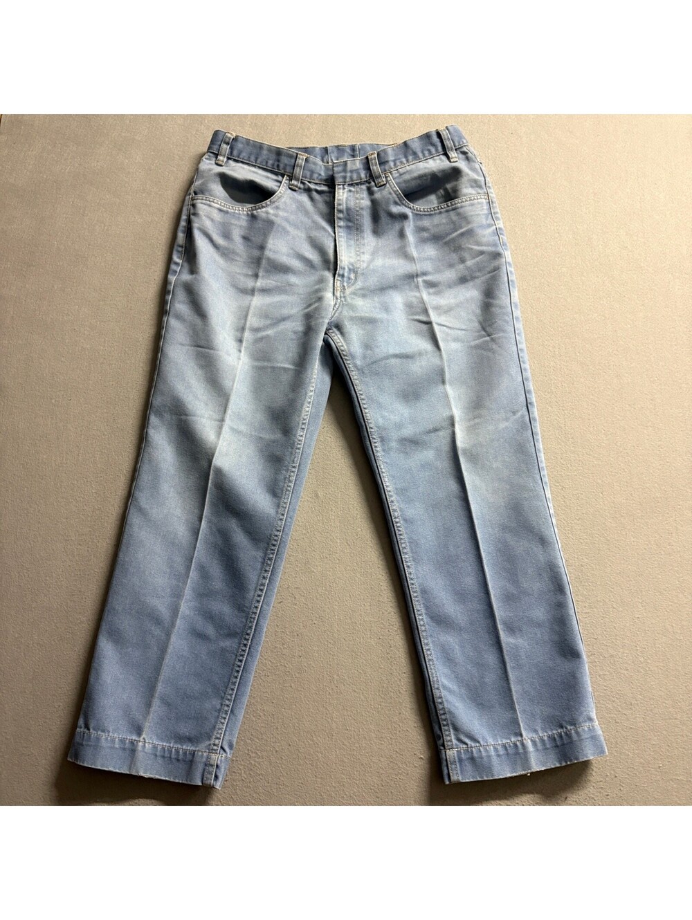 Vintage Towncraft Jeans Womens 32 Blue Denim High Rise Straight Leg Pants
